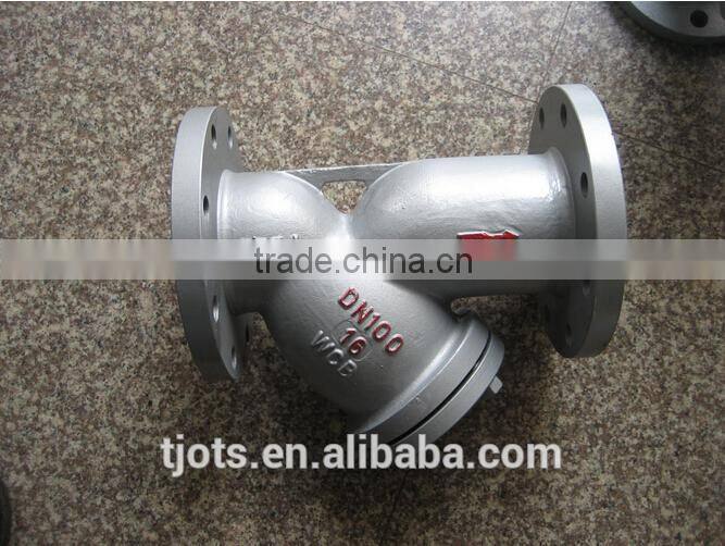 Standard No-Return Medium Pressure Stainless Steel Y Type Strainer with high quality