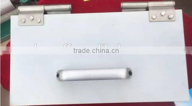 Casting steel Beeswax foundation embossing machine notebook type