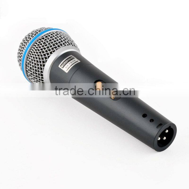 New 2015 Best sound heavy bass wired stereo microphone from China factory