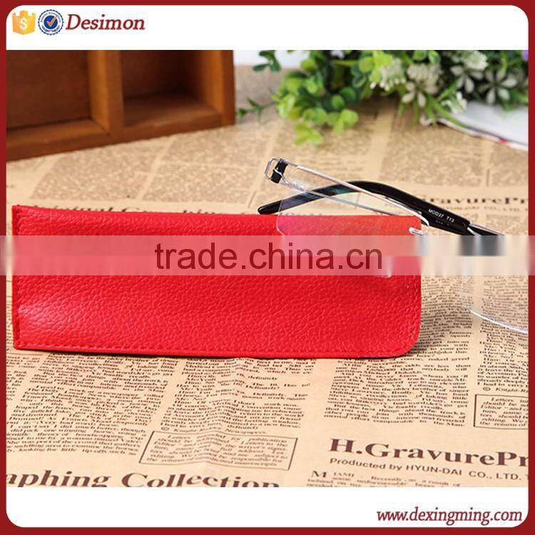 Desimon Factory direct cheap personalized hard pu leather glasses case