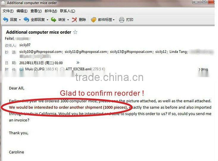 2.4G Wireless Optical Mouse Set with DPI Switch NANO receiver