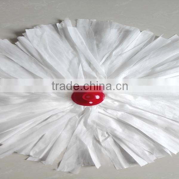China nonwoven mop,floor cleaning strip mop ,spin mop replacement parts