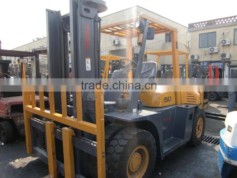 Best selling 5 Ton TCM Used Forklift | Good Quality Japan Original FD50 Forklift