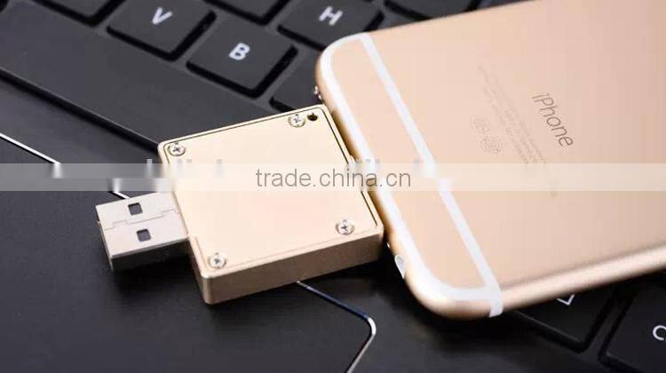 Popular USB flash disk for iphone aluminium alloy cases