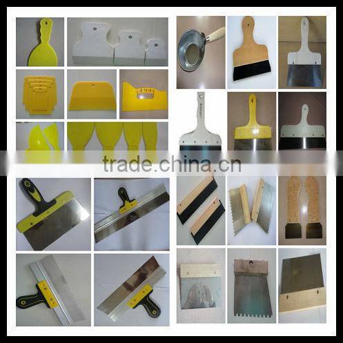 Plastic handle putty knife,Stainless steel blade tools