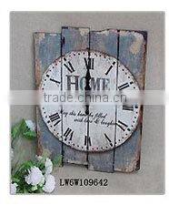 Brass Color Round Roman Numeral Antique Vintage Large Wall Clock Metal