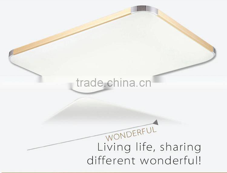 2015 top classic rectangle contemporary apple5 LED ceiling light series products 10-72W