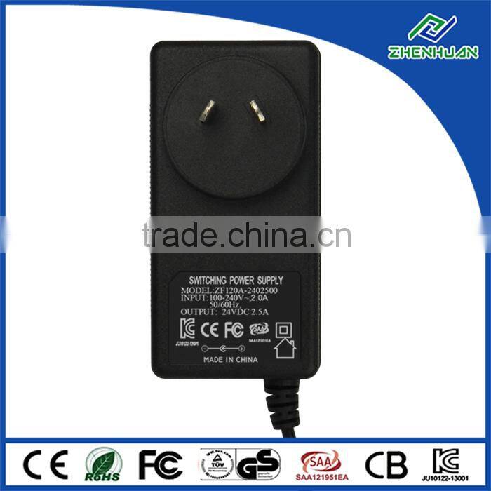 100-240V 50-60Hz Power Supply 24V 2.5A Power Adapter For Korg Pa500