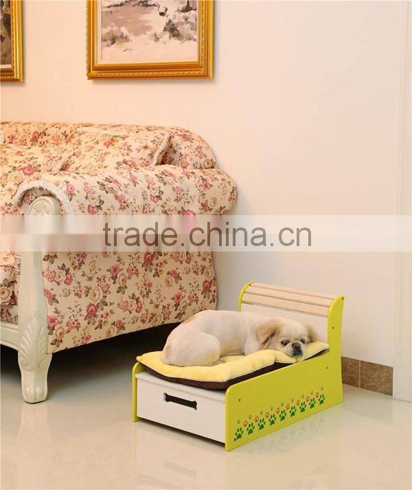 wood pet bed