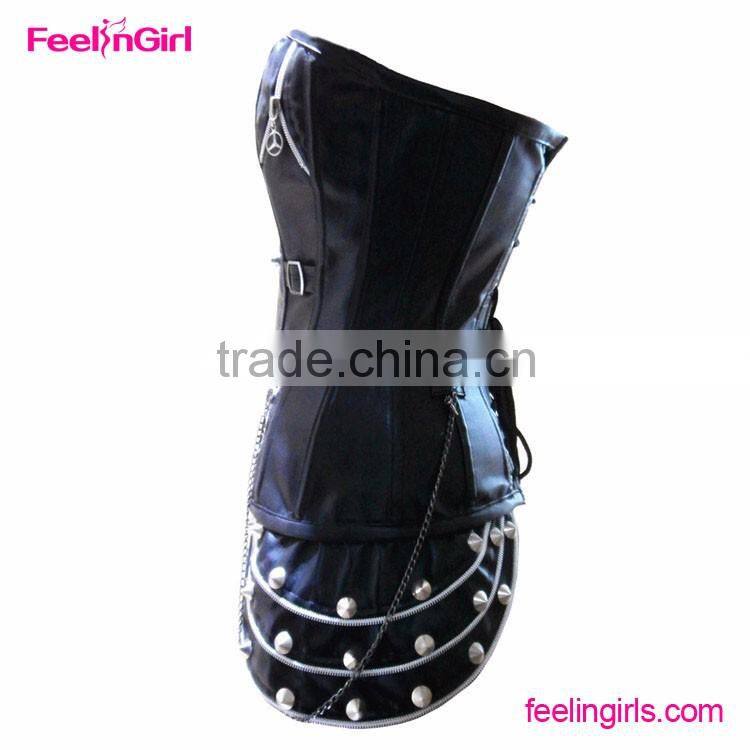 Sexy Women Gothic Basques Bustier Steampunk Corset