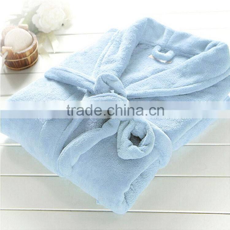 China supply super soft kids bath robe microfiber