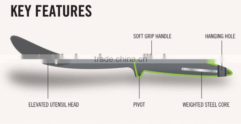 Slotted Turners of Nylon Kitchen Tools with new hanlde