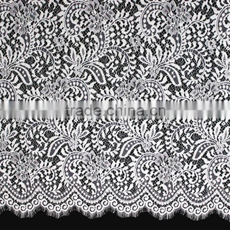 Eyelash Lace Trim White Bridal Wedding lace trim