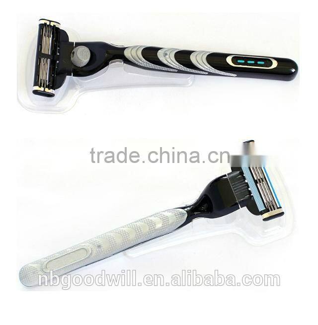 3 Layers blades, shaving tool post, razors, three layer segment of general, aureate, gray