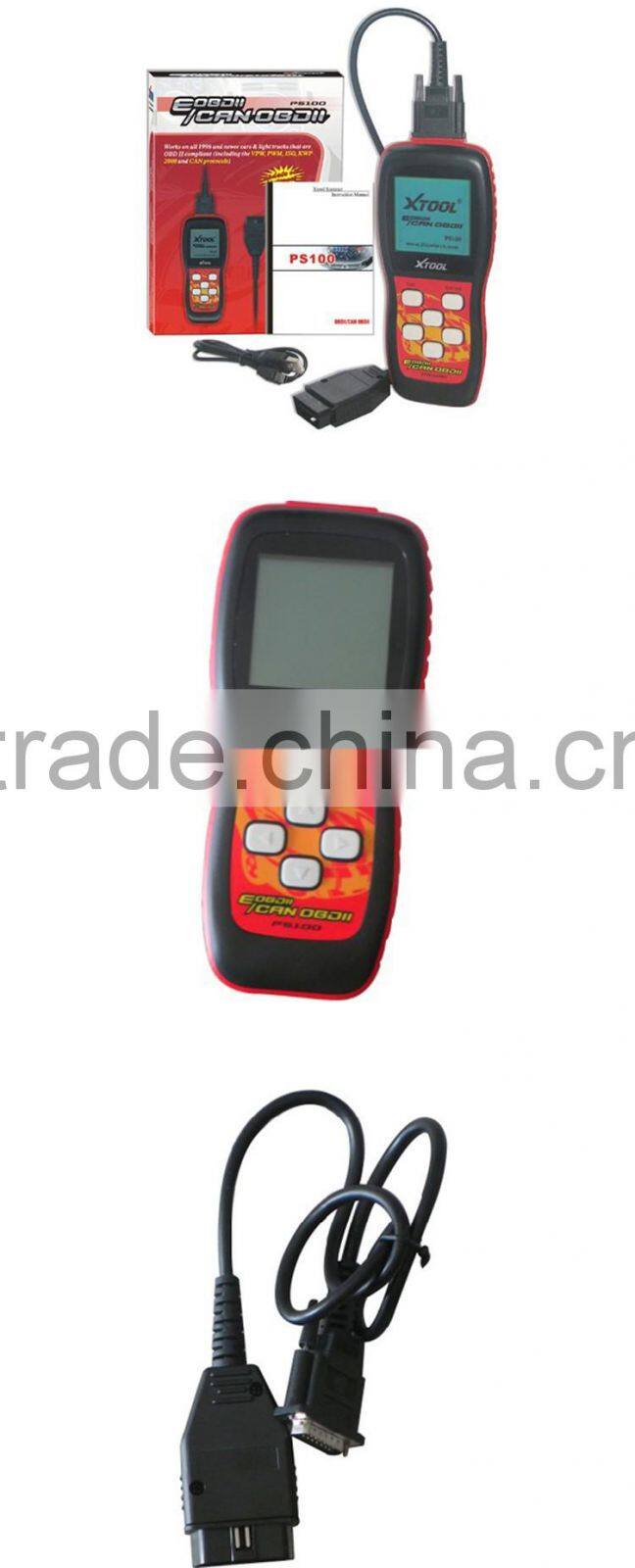 Auto scanner Origianl Xtool PS100 scanner Free Update Via Internet Multi-language XTOOL PS100 Scanner