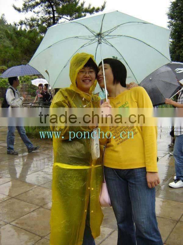 Printed PVC Rain Wear,Clear Rain Coats,PVC Rain jacket,foldable rain jacket