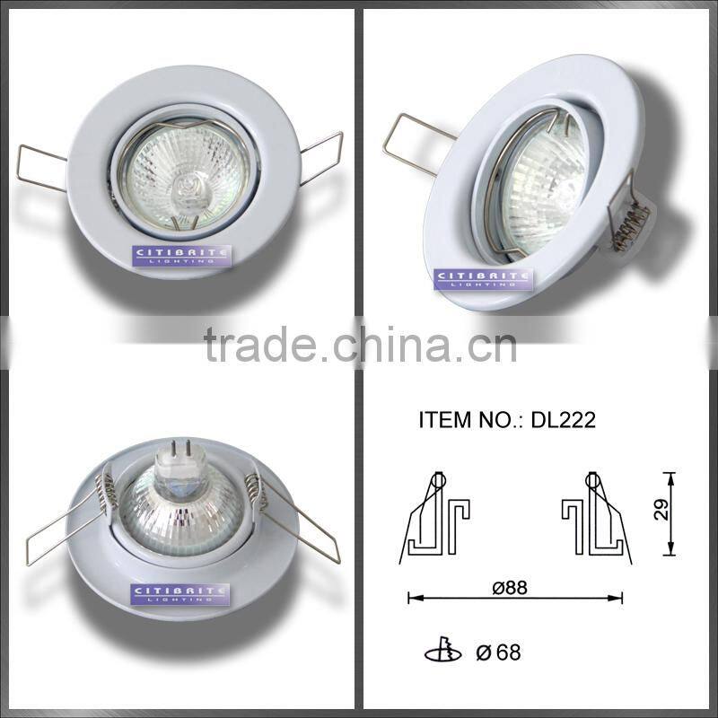 DL222 Halogen Downlight, Adjustable Downlight, MR16