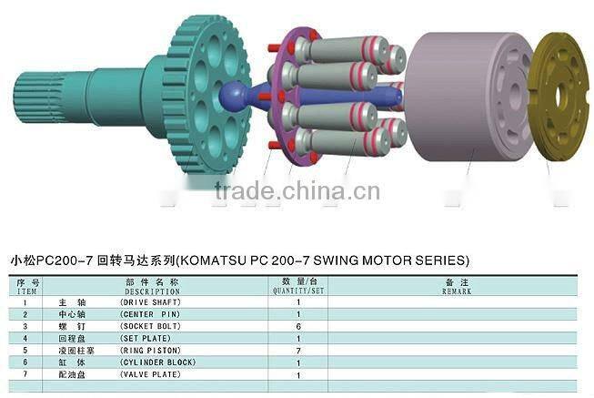Sell excavator main pump spare parts for PC360-7