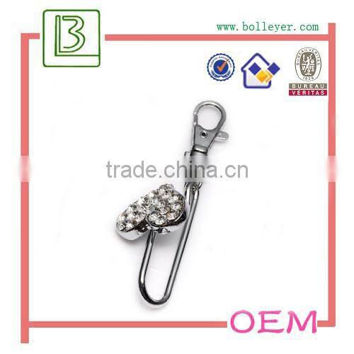 silver metal keychain findings ring