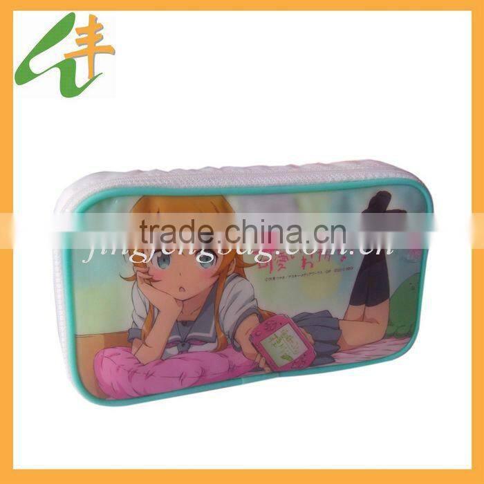 Cotton Fabric Cute Pencil Case for Teenagers