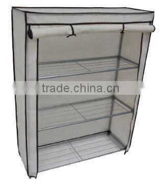 easy assembly folding fabric wardrobe closet