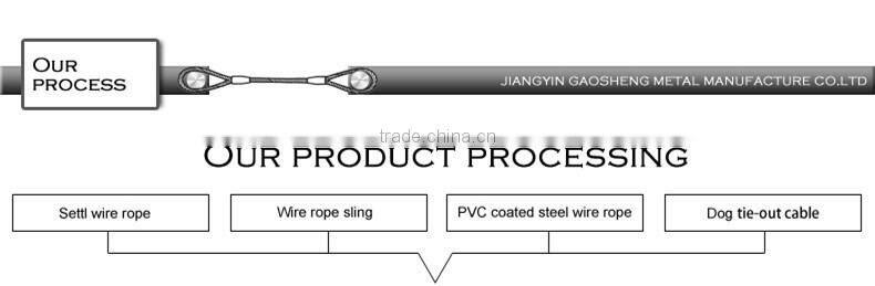 ungalvanized steel cable for fitness equipment