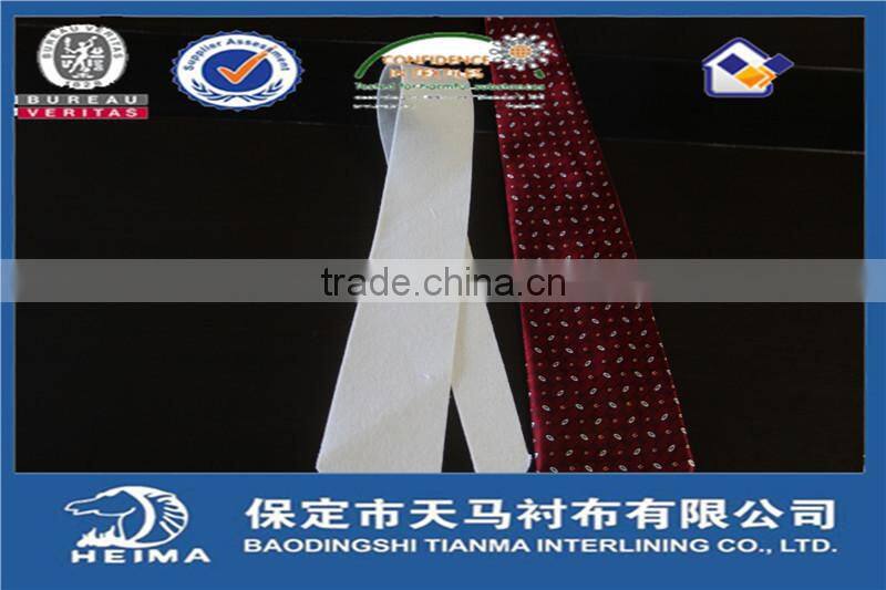 Popular tie interlining