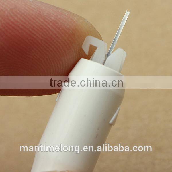 needle threader insertion applicator sewing machine needle threader