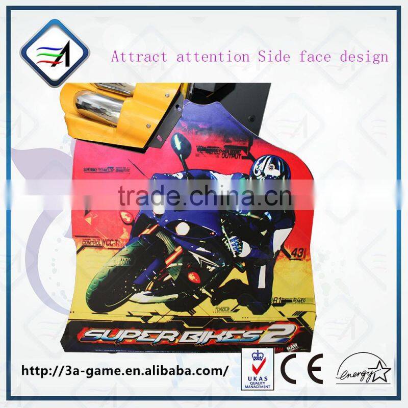Amusement Ride Super Power FF Motor Simulator Racing Car Game Machine