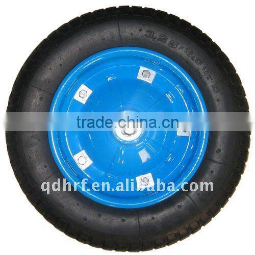 wheelbarrow wheel pu foam rubber wheels 3.00-8