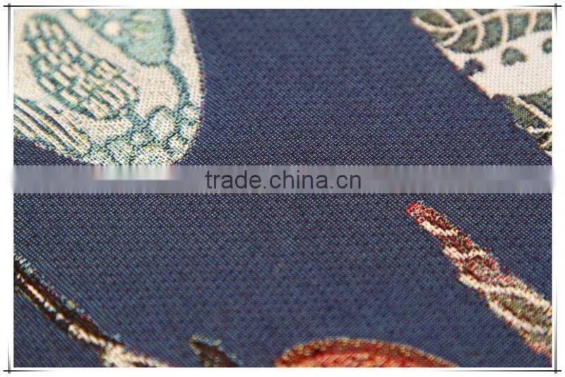 Wholesale colorful tapestry jacqaurd fabric table mats, table runners
