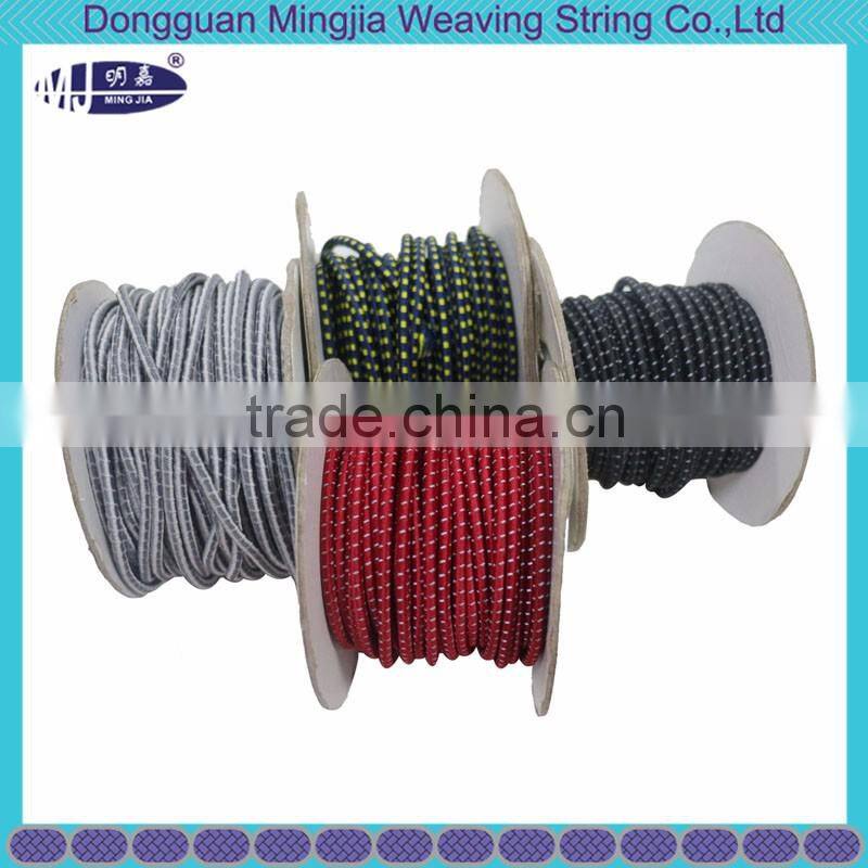 3mm elastic string,stretch round elastic cord, polyester ruber bungee cord