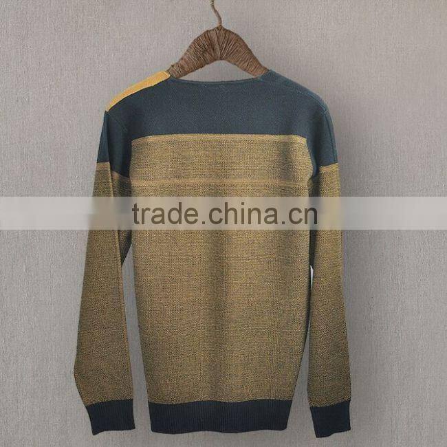 Fashion men's wool sweaters models from China manufacturer