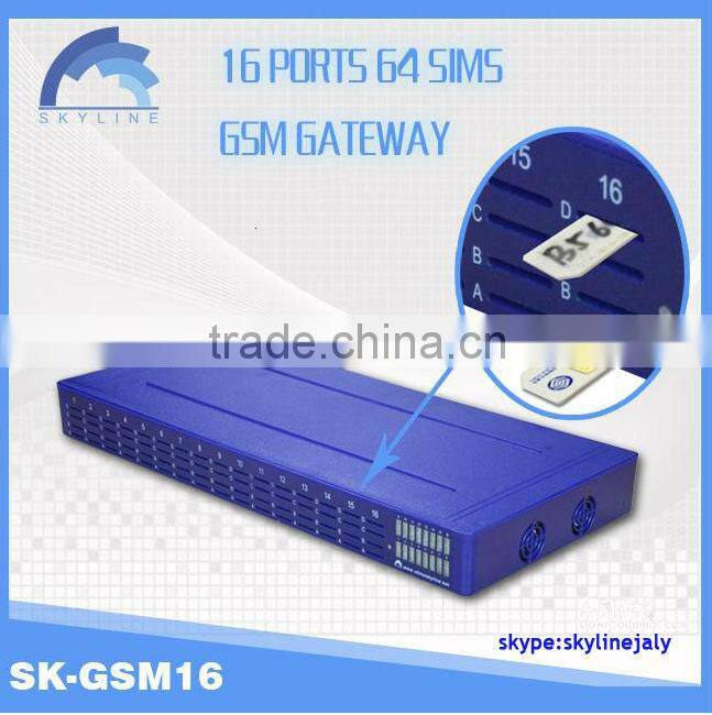 16 ports gsm gateway voip gateway 16-64,telecom equipment16 channels voip gsm gateway
