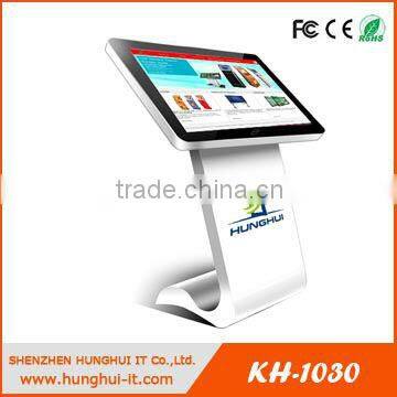 Webcam Wall Mounted Advertising Kiosk Payment With Motor Chip Card Reader