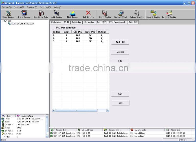 SC-4154 dvb ip qam modulator
