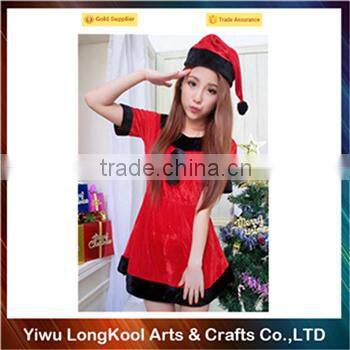 2016 Hot selling professional nigh club costume sexy girls christmas costume