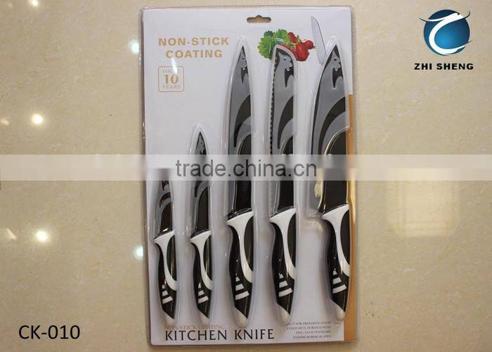 Plastic handle kitchen knife