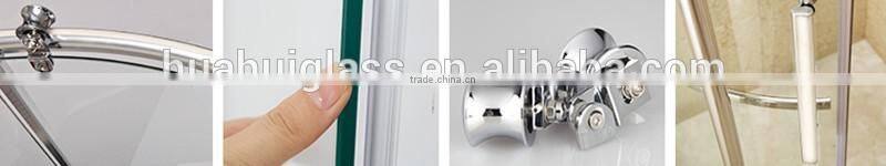 2015 fasion toughened glass shower enclosure