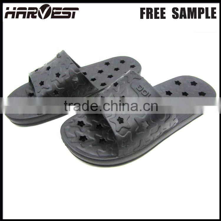Eva slip resistant flip flops , toilet waterslippers with hole