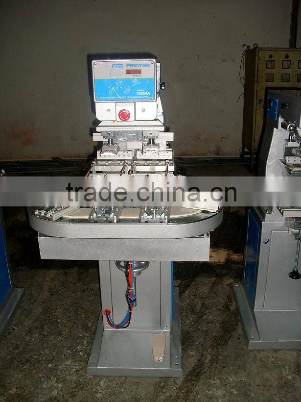 2 color rotary pad printing machine prices