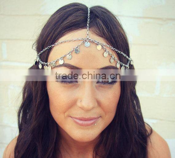 2015 Women fashion jewelry head pieces head jewelry ornaments