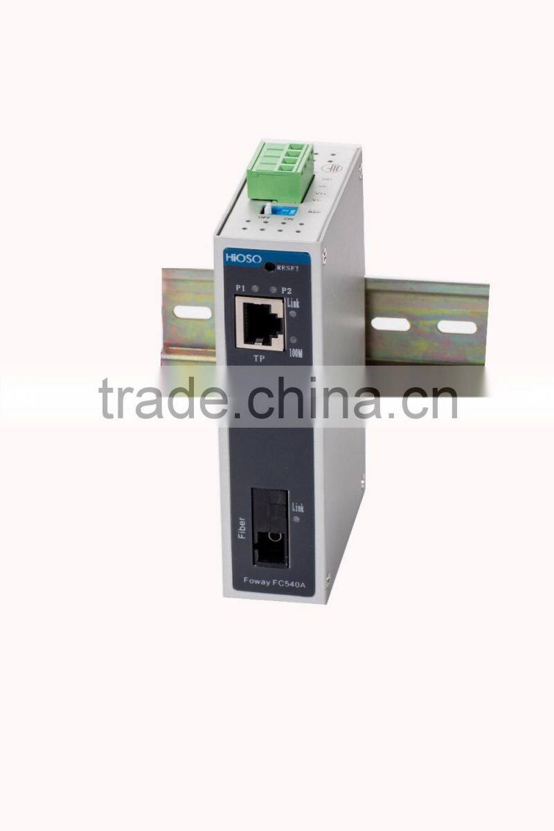 1 10/100M RJ45 port industrial Din-rail switch