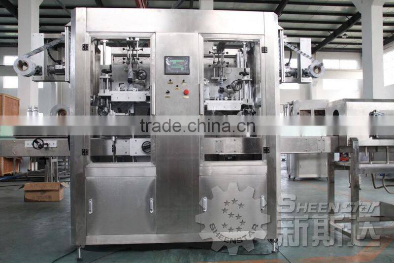 Automatic PET bottle PVC label sleeve machine