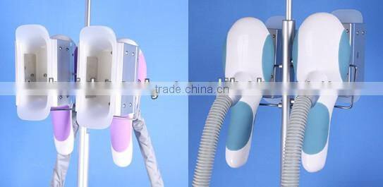 Newest cryo handle working cold lipolysis lipo laser fat loss machine for salon use