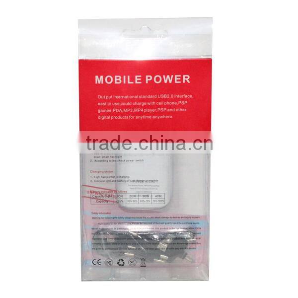 3600MAH Factory Custom Logo High Quality Portable Mini Power Bank