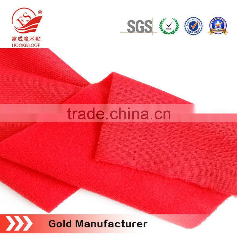 Red Super soft loop smooth nylon fabric for baby