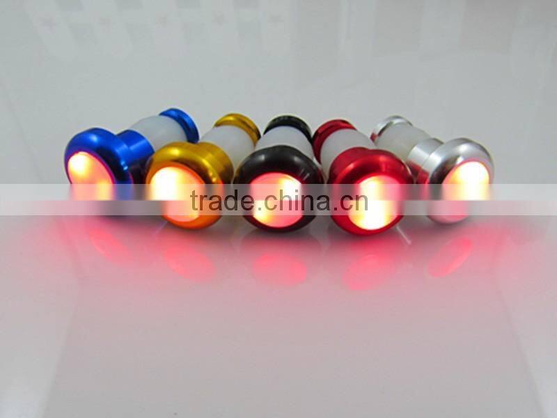 Outdoor Multi-color waterproof bicycle warning light led bike handle bar light