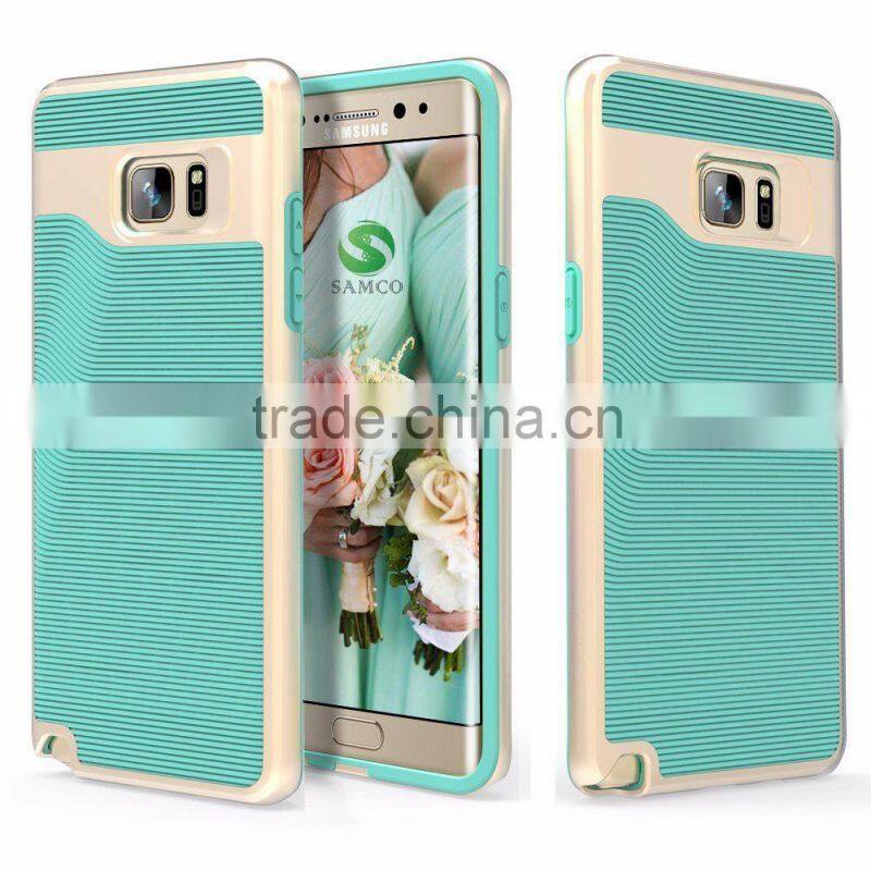 Samco New Arrival Mobile Phone Accessory for Samsung Galaxy Note 7, Hybrid PC TPU for Samsung Galaxy Note 7 Cell Phone Case