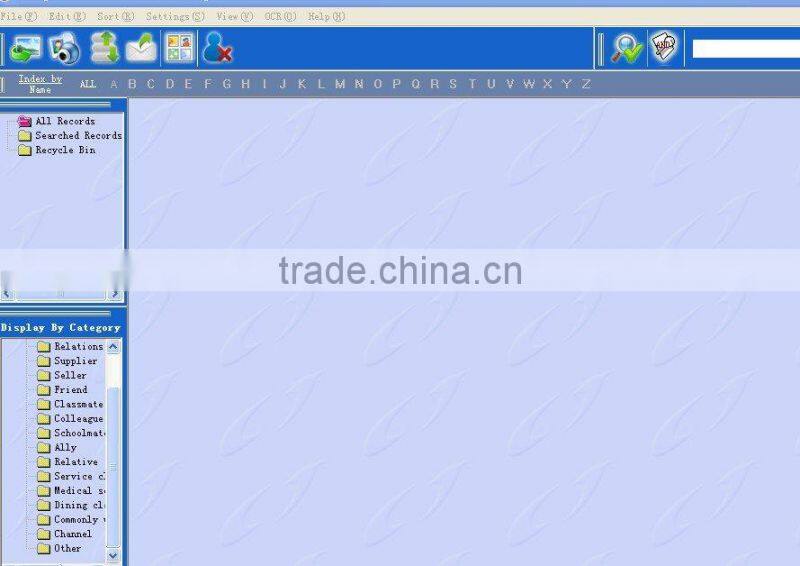 Ultra portable business card management expert ID card scanner